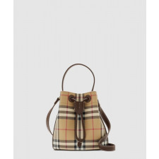 버버리 미니 체크 버킷백 81004881