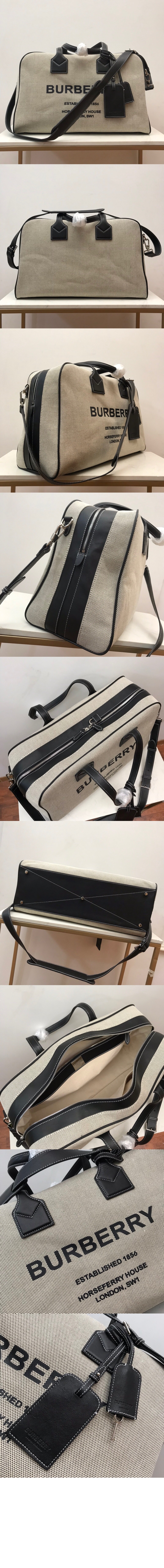 버버리 플라워 토트백 80387651