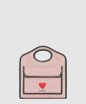 버버리 캔버스 토트백 80449711