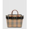 버버리 체크 토트백 80268611