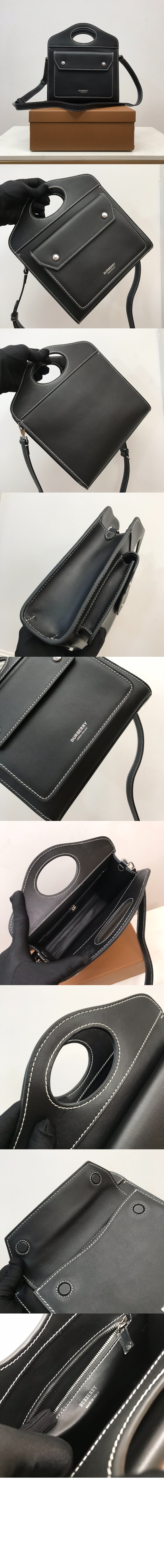 버버리 톱스티치 포켓백 미니 80408921