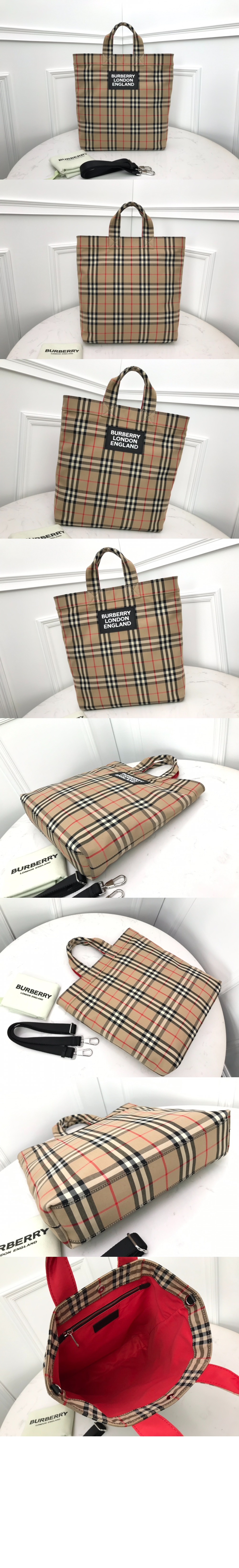 버버리 체크 핸드백 8017740