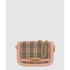 버버리 체크 체인 숄더백 40801861