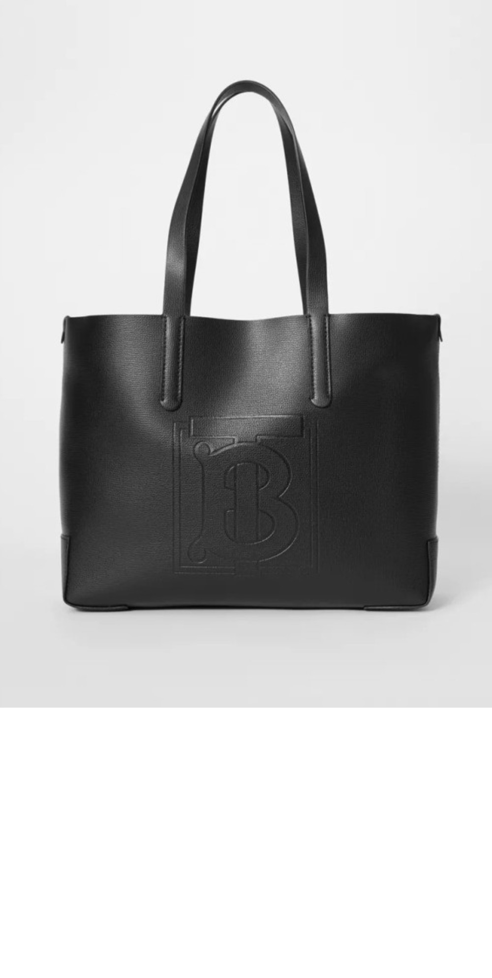 버버리 모티프 레더 토트 80196121