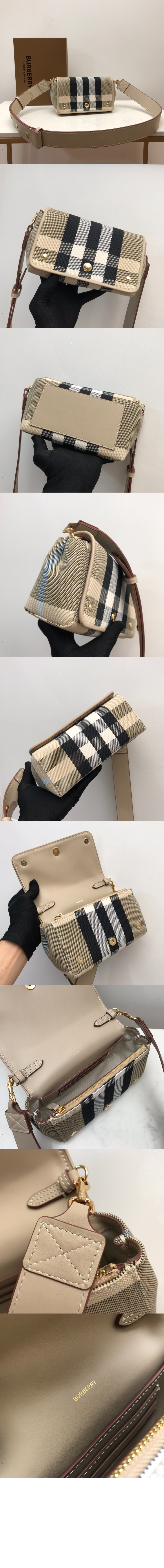 버버리 체크 크로스백 8040214