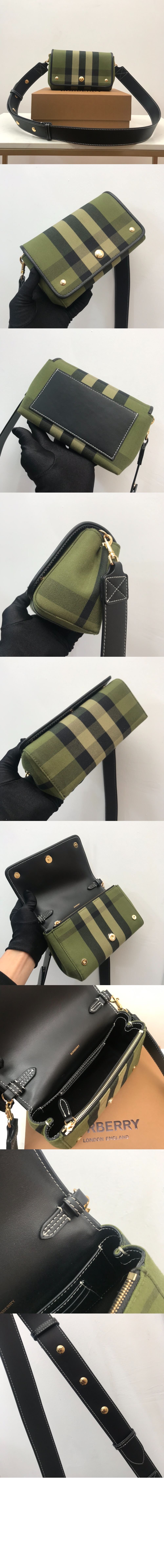 버버리 체크 크로스백 8040214