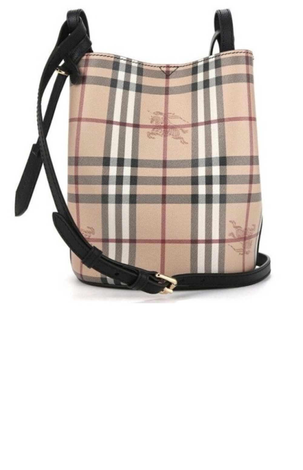 버버리 체크 스몰 버킷백 40571581