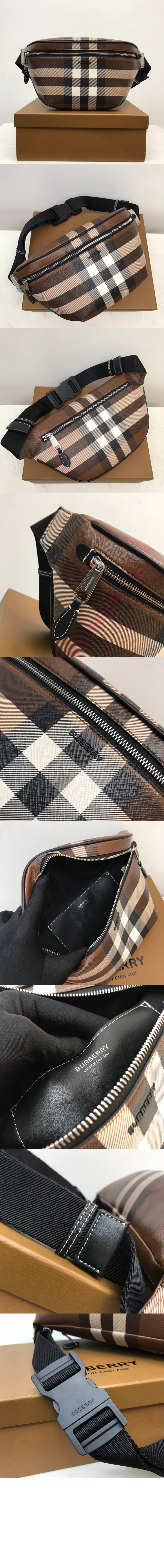 버버리 체크 레더 범백 80365591