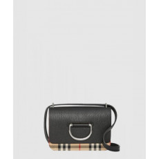 버버리 미니 체크 D링백 80109591