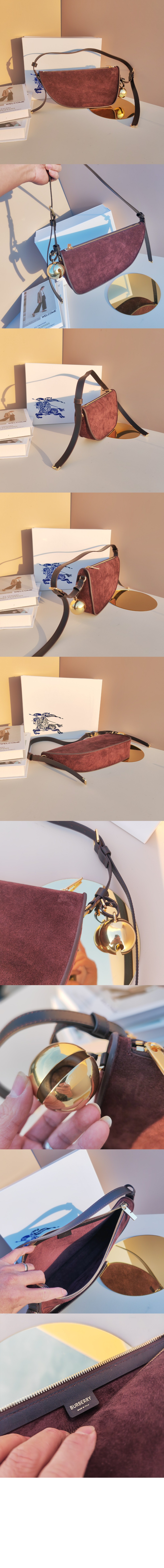 버버리 라지 쉴드 슬링백 80755751