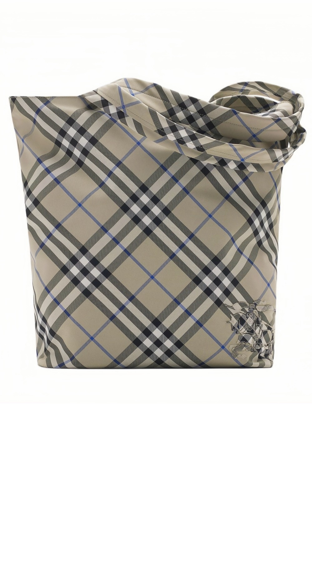 버버리 체크 토트백 80977191
