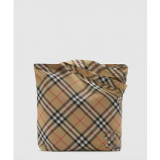 버버리 체크 토트백 80977161