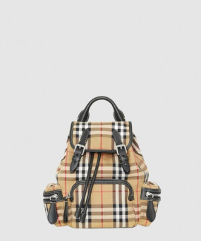 버버리 체크 포켓 스몰 백팩 40784711