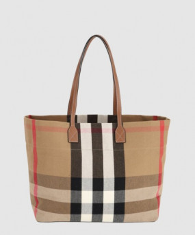 버버리 체크 미디엄 토트백 80840471