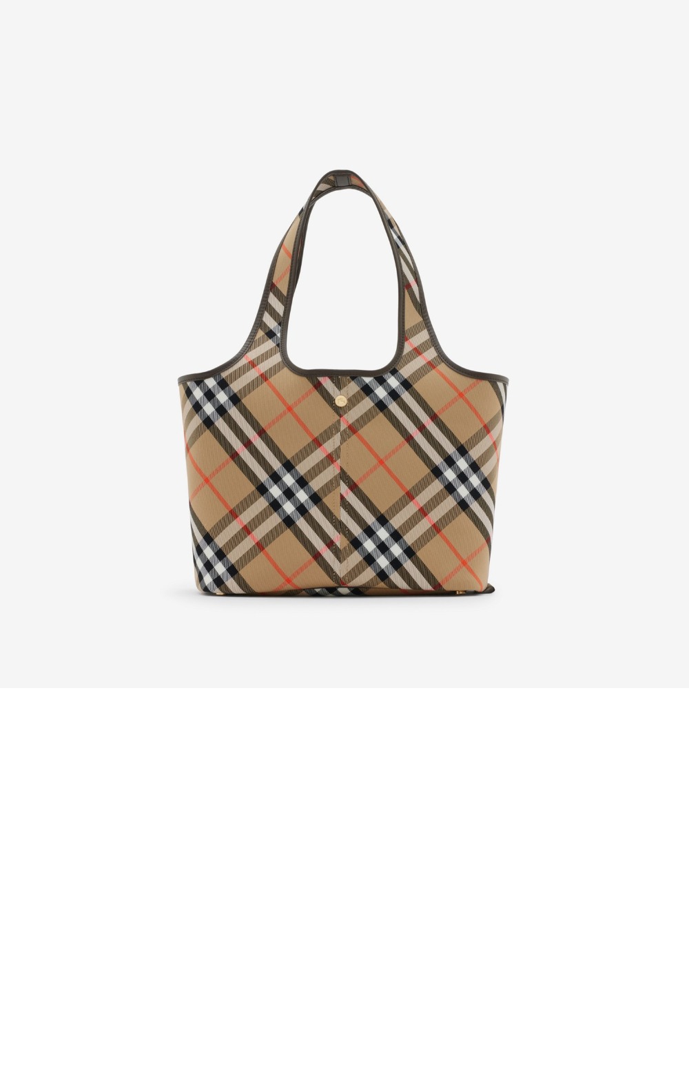 버버리 스몰 체크 토트백 80946851