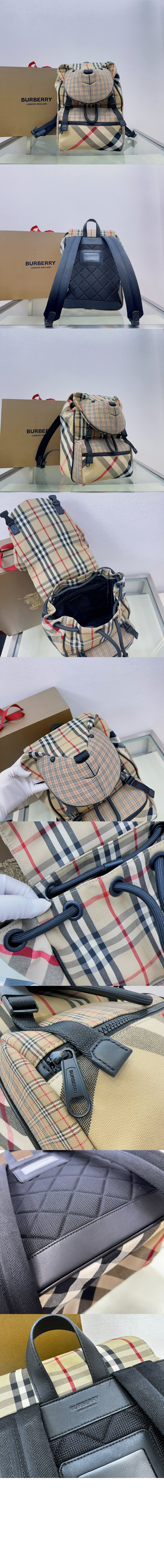 버버리 체크 백팩 8054182