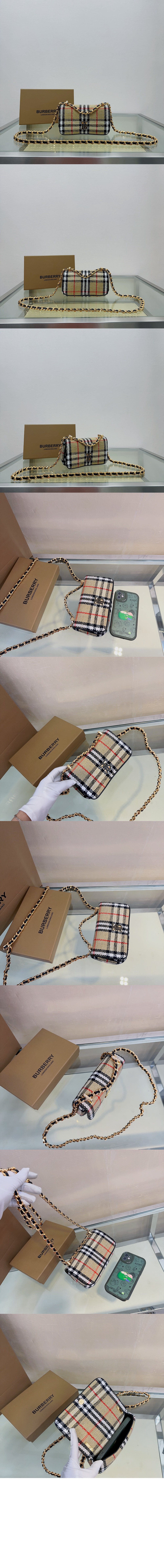 버버리 롤라 로너 미니백 80630831