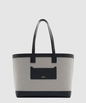 버버리 캔버스 미디엄 토트백 80895691