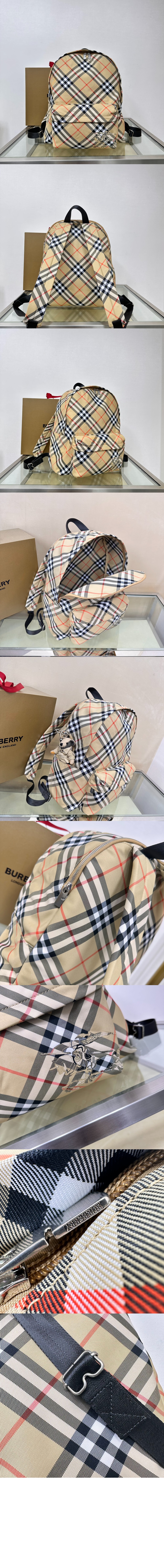 버버리 체크 백팩 80913121