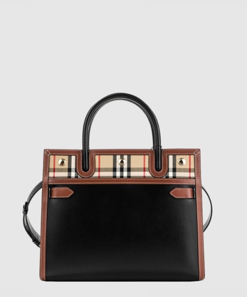 버버리 빈티지 체크 타이틀백 80252691