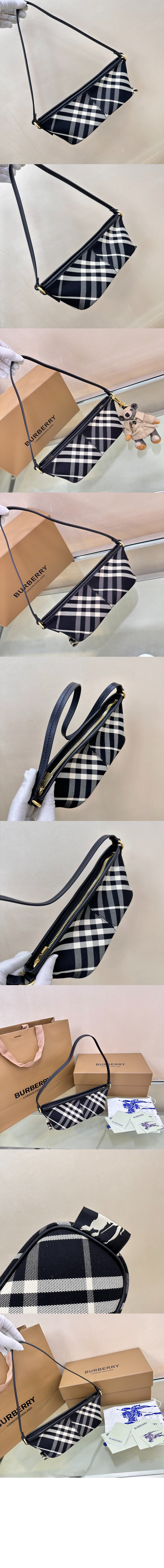 버버리 체크 미니백 80952951