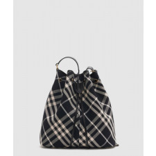 버버리 미디엄 체크 버킷백 80938711