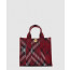 버버리 미니 체크 니트 토트 80930721