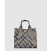 버버리 미니 체크 니트 토트 80904041