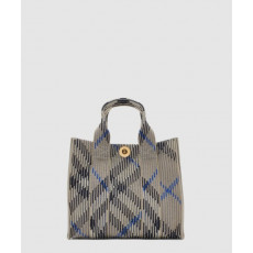 버버리 미니 체크 니트 토트 80904041