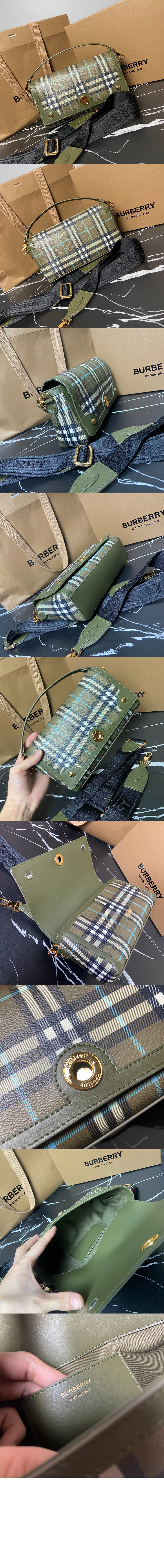 버버리 탑 핸들 노트백 80745101