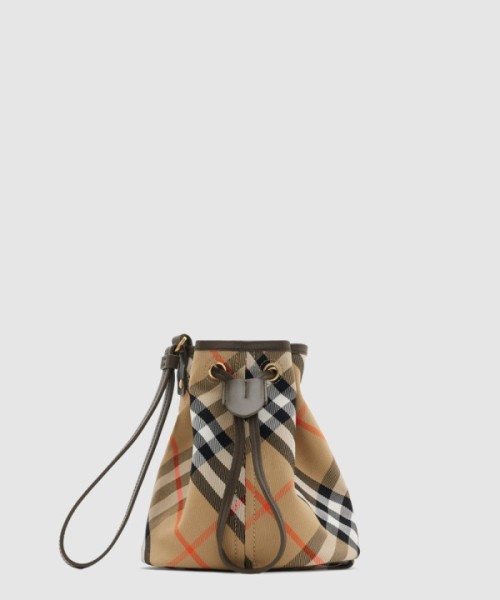 버버리 체크 스트링 파우치 80939161