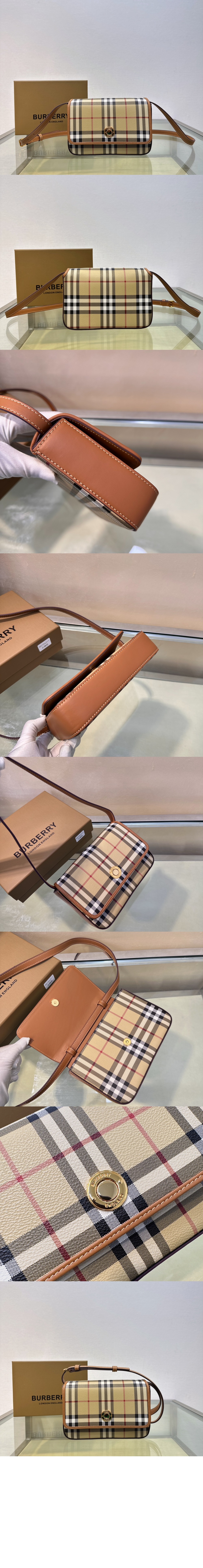 버버리 햄프셔백 80704211