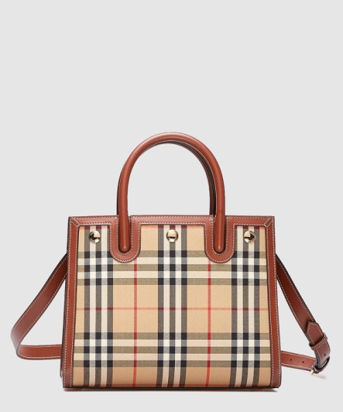 버버리 체크 타이틀백 80252671