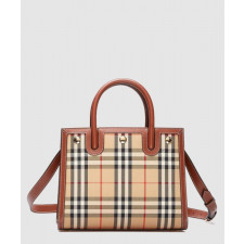 버버리 체크 타이틀백 80252671