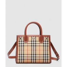버버리 체크 타이틀백 80252671