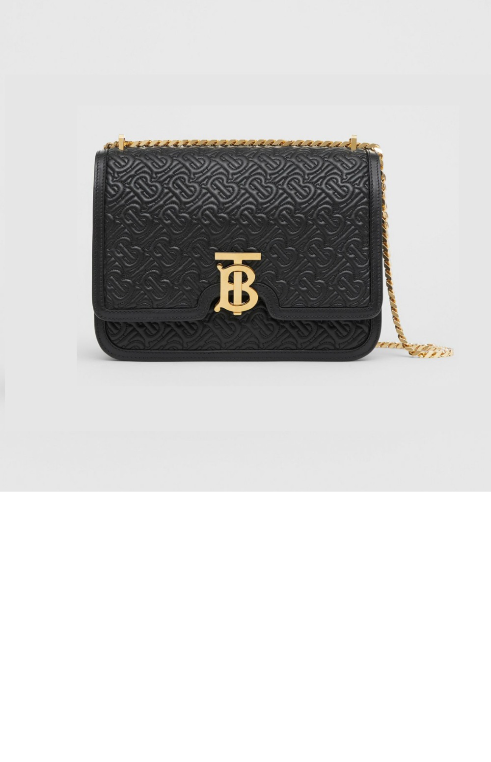 버버리 미듐 퀼티드 모노그램 TB 백 80149211