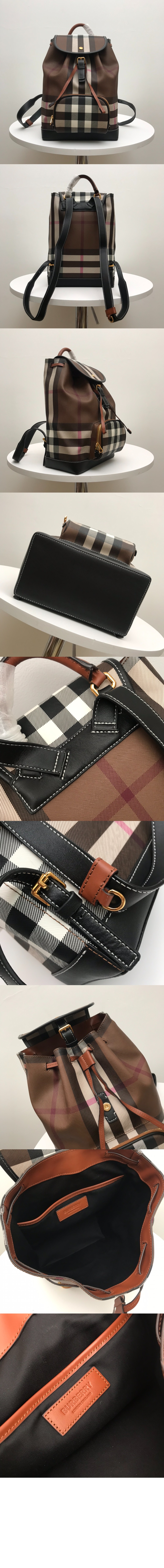 버버리 체크 백팩 80975801