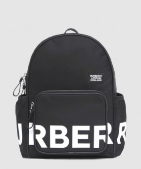 버버리 백팩 로고 프린트 나일론 80412351