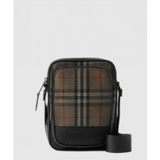 버버리 자수 로고 체크 크로스백 80659071