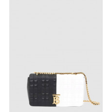 버버리 스몰 퀼트 체크 투톤 램스킨 롤라 백