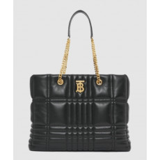 버버리 미디움 퀼팅 램스킨 롤라 쇼퍼 숄더백