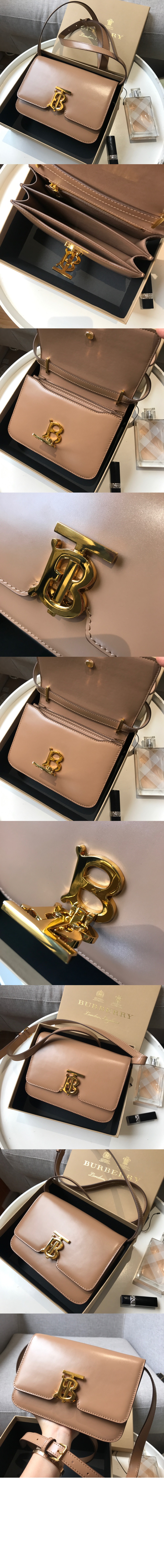 버버리 스몰 레더 TB 백