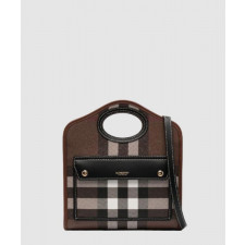 버버리 투톤 미니 포켓백 80393611