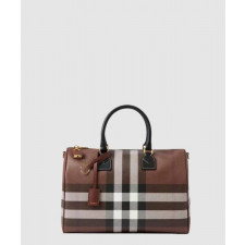 버버리 체크 볼링백 미듐 80523481