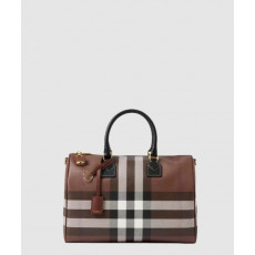 버버리 체크 볼링백 미듐 80523481