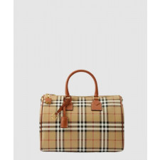 버버리 체크 미듐 볼링백 80713571