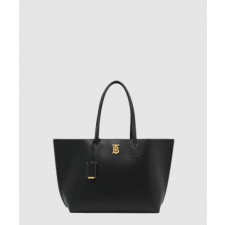 버버리 모노그램 모티프 레더 미디엄 토트백 8052726