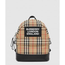 버버리 로고 아플리케 빈티지 체크백팩 80310061