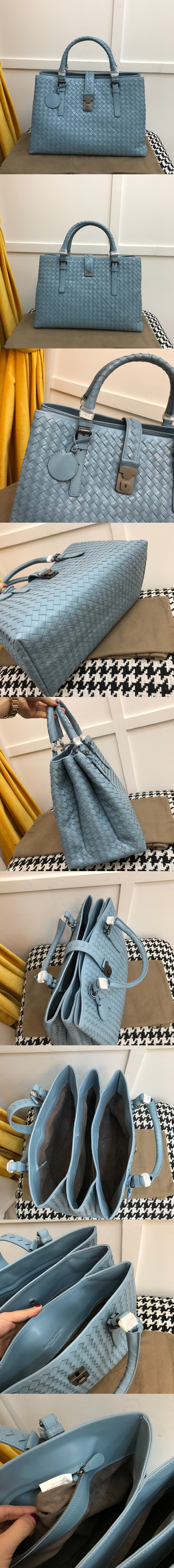 보테가베네타 인트레치아토 로마 토트백 SF100629