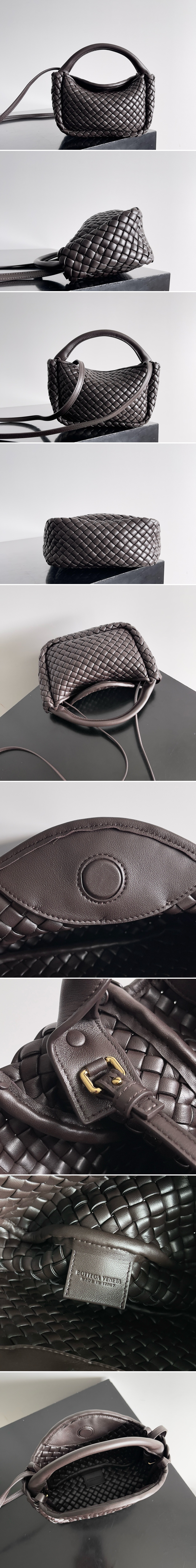 보테가베네타 코블 인트레치아토 레더 토트 백